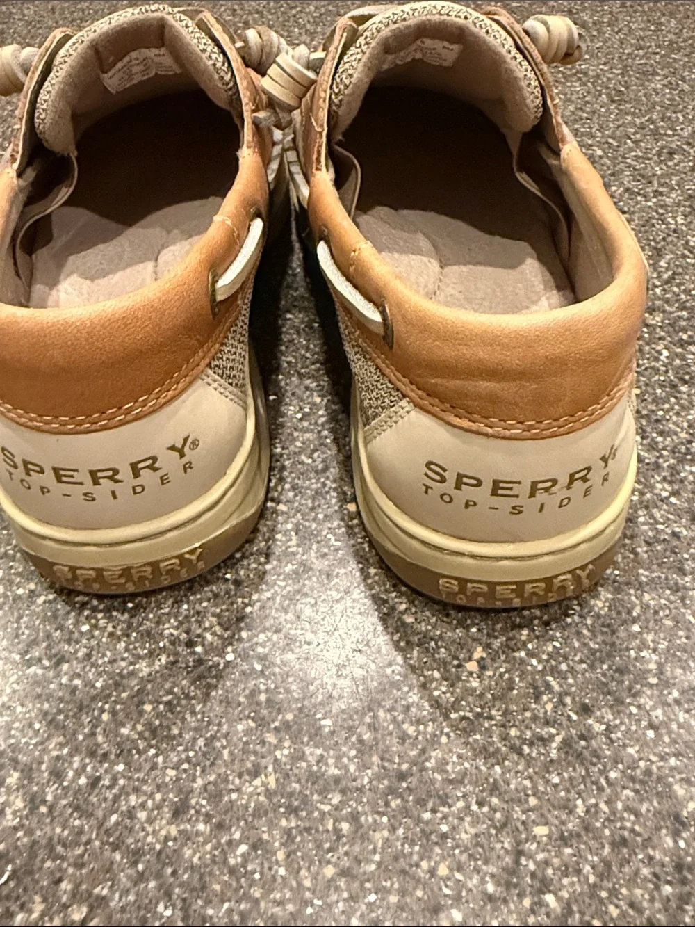 Sperry Women's Tan Leather 2-Eye Boat Shoes